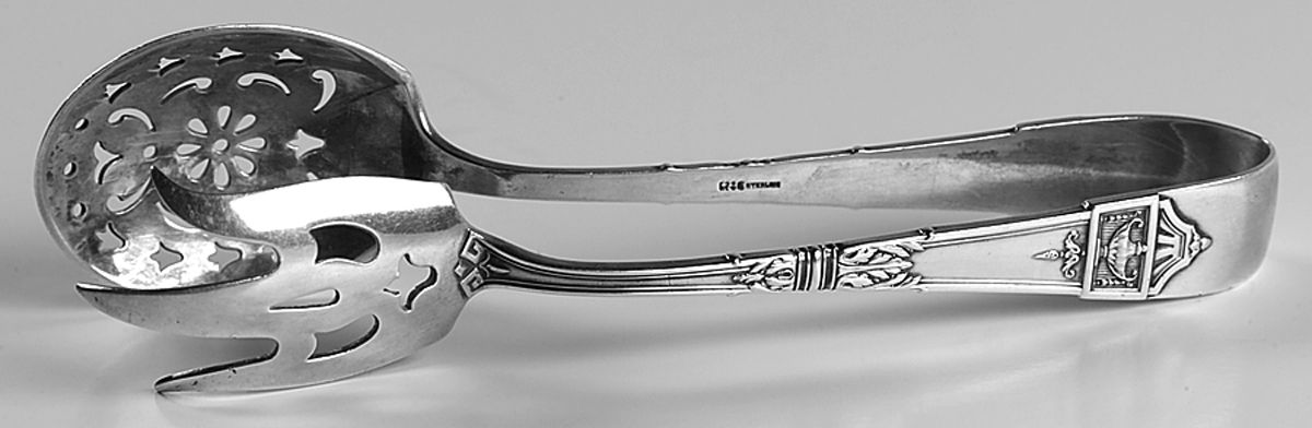 Lansdowne (Sterling, 1917) Large Ice Serving Tongs by Gorham Silver-1