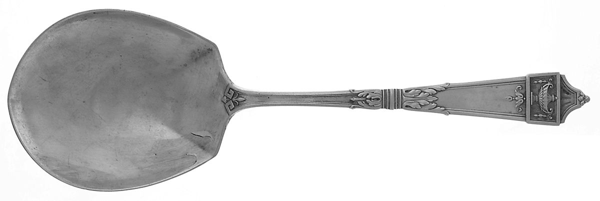 Lansdowne (Sterling, 1917) Small Solid Berry/Casserole Spoon by Gorham Silver-1