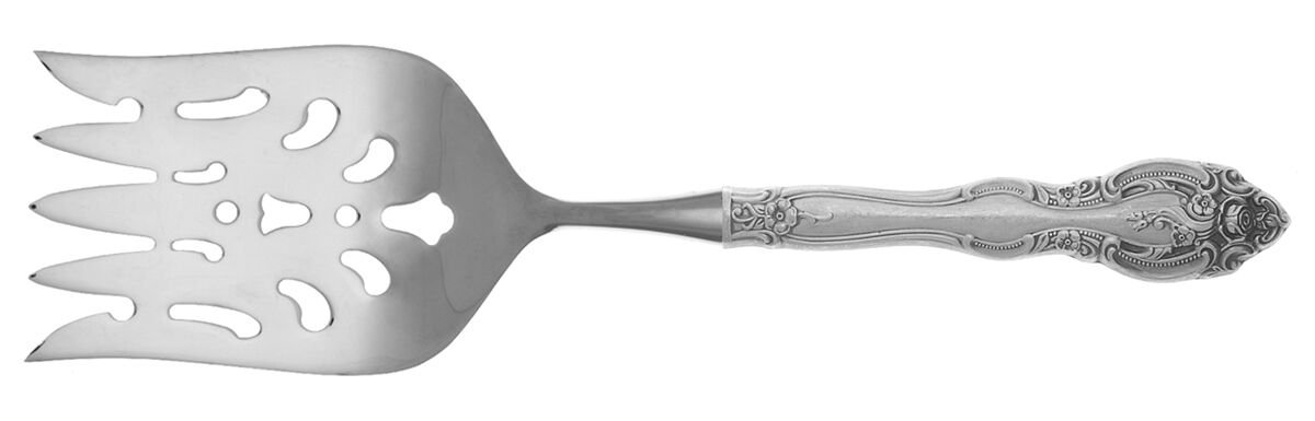 La Scala (Sterling, 1964) Fish Serving Fork with Stainless Tines HC by Gorham Silver-1