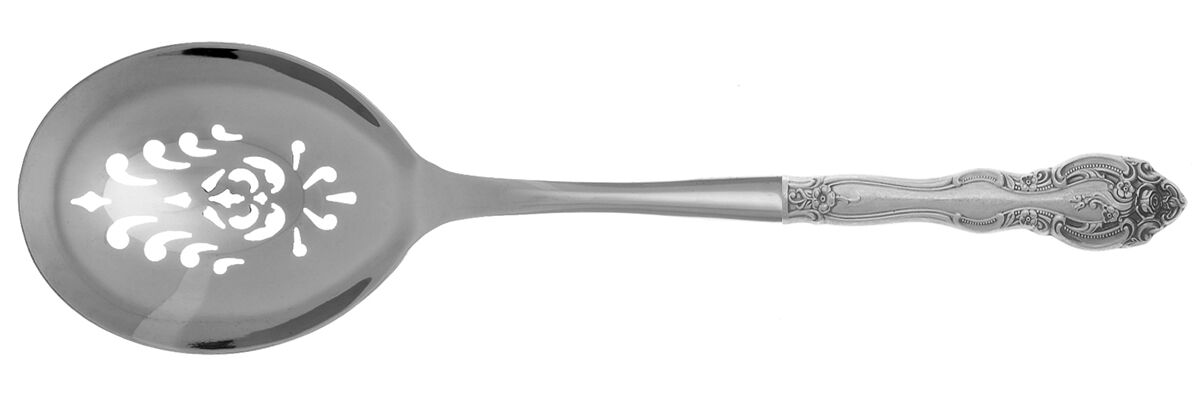 La Scala (Sterling, 1964) Casserole Spoon with Pierced Stainless Bowl HC by Gorham Silver-1