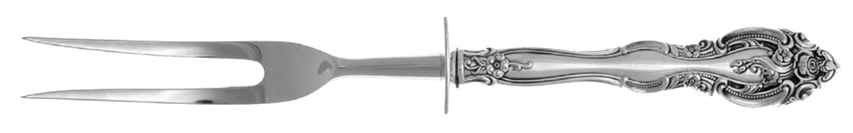 La Scala (Sterling, 1964) Small Steak Carving Fork with Stainless Prongs by Gorham Silver-1
