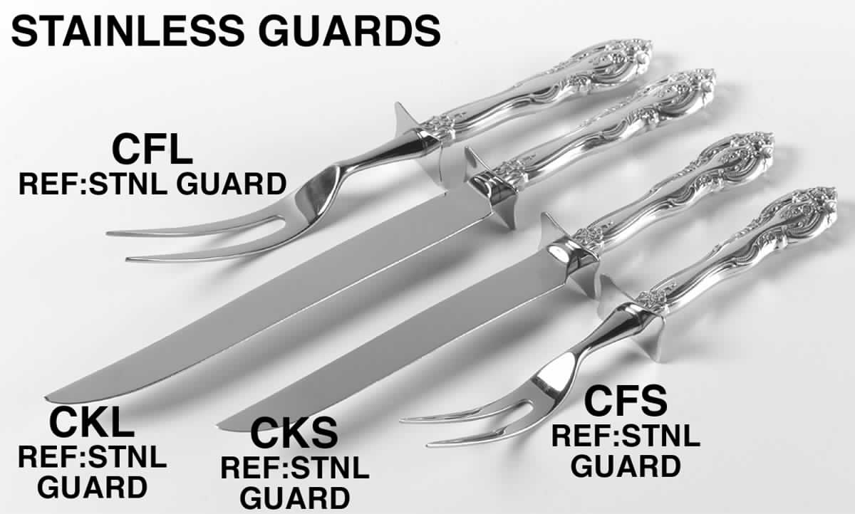 La Scala (Sterling, 1964) Large 2-Piece Roast Carving Set w/Stainless Blade by Gorham Silver-1