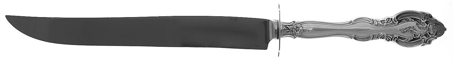La Scala (Sterling, 1964) Large Stainless Blade Roast Carving Knife by Gorham Silver-1