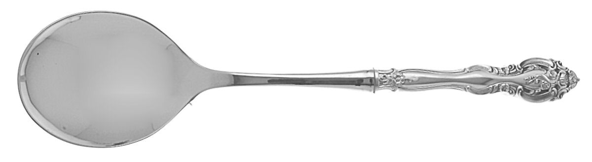 La Scala (Sterling, 1964) Smooth Casserole Spoon with Stainless Bowl by Gorham Silver-1