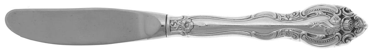 La Scala (Sterling, 1964) Modern Hollow Butter Spreader (Stainless) by Gorham Silver-1
