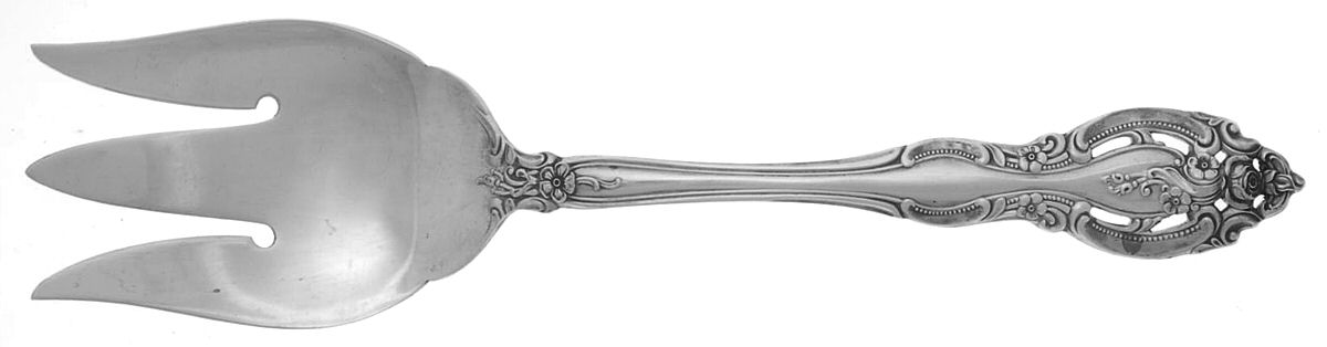 La Scala (Sterling, 1964) Solid Salad Serving Fork by Gorham Silver-1