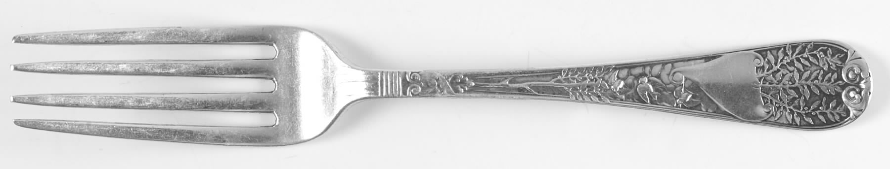Laurel (Sterling, 1885) Fork by Gorham Silver-1