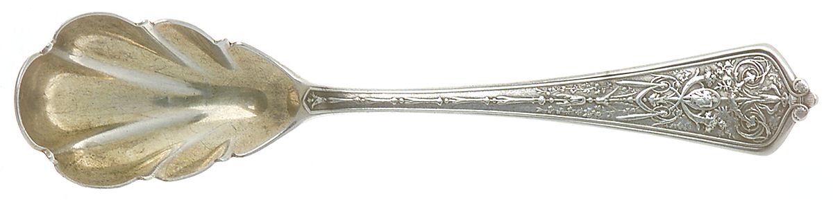 Lady Washington (Sterling, 1876) Sugar Shell Spoon by Gorham Silver-1
