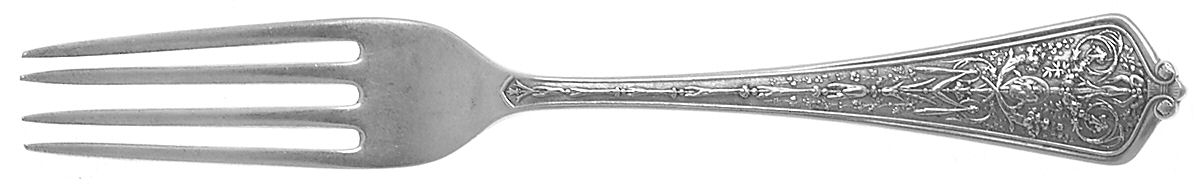 Lady Washington (Sterling, 1876) Solid Youth Tea Fork by Gorham Silver-1