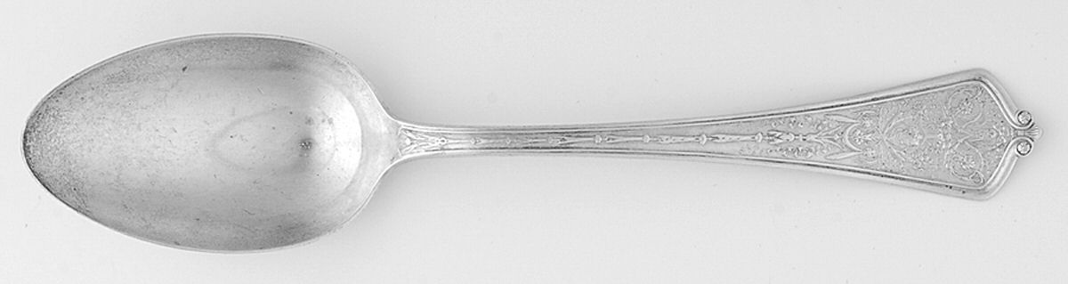 Lady Washington (Sterling, 1876) Monogram Tablespoon (Serving Spoon) by Gorham Silver-1