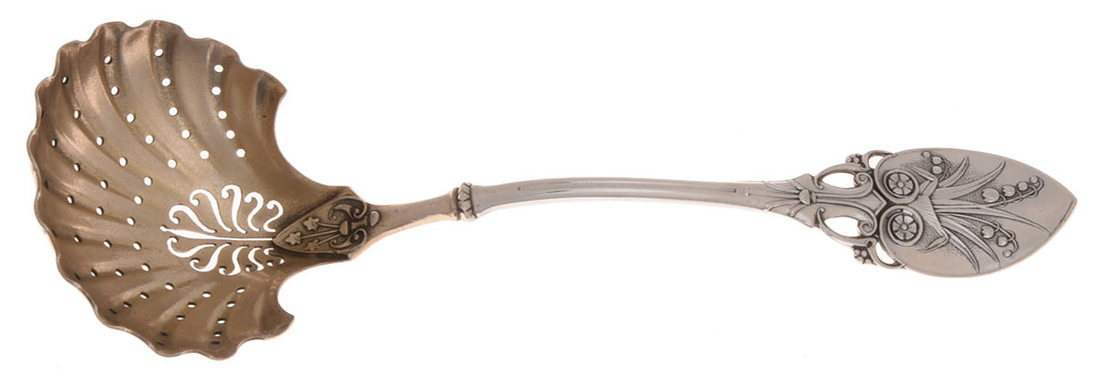 Lily (Sterling, 1870, No Monograms) Large Sugar Sifter by Gorham Silver-1
