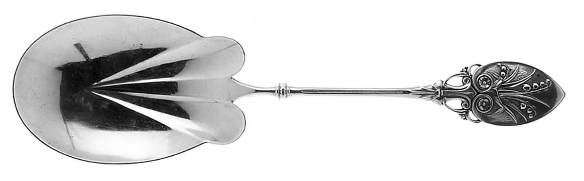 Lily (Sterling, 1870, No Monograms) Preserve Spoon by Gorham Silver-1