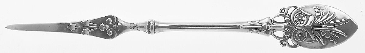 Lily (Sterling, 1870, No Monograms) Solid Nut Pick by Gorham Silver-1