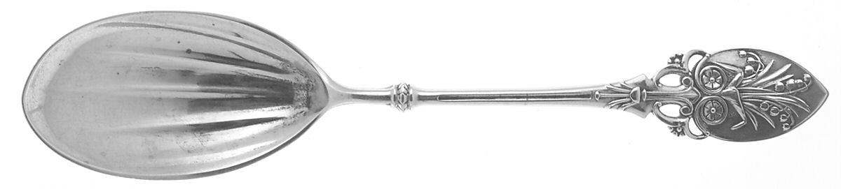 Lily (Sterling, 1870, No Monograms) Sugar Spoon by Gorham Silver-1