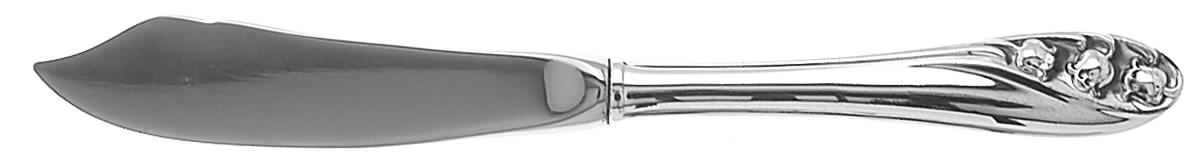 Lily of The Valley (Sterling, 1950, No Monos) Hollow Handle Master Butter Knife by Gorham Silver-1