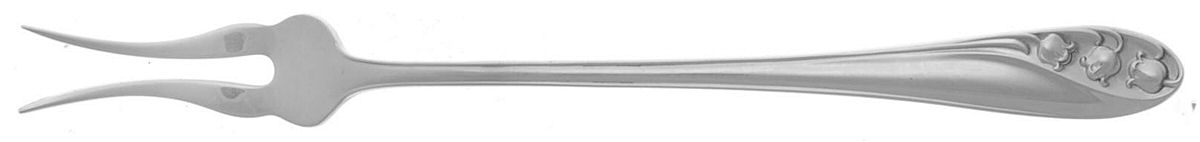 Lily of The Valley (Sterling, 1950, No Monos) Two-Tine Butter Pick by Gorham Silver-1