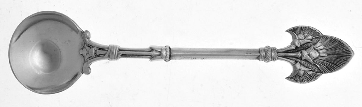Lotus (Sterling, 1865) Master Salt Spoon by Gorham Silver-1
