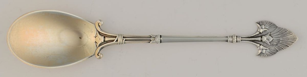 Lotus (Sterling, 1865) Ice Cream Spoon Individual by Gorham Silver-1