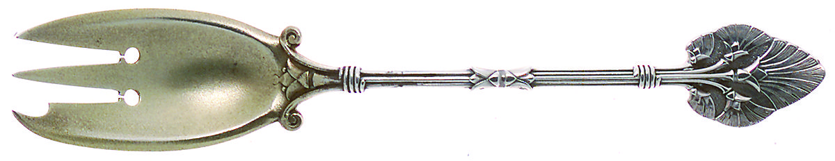 Lotus (Sterling) Small Ice Cream Fork by Whiting Manf Co-1