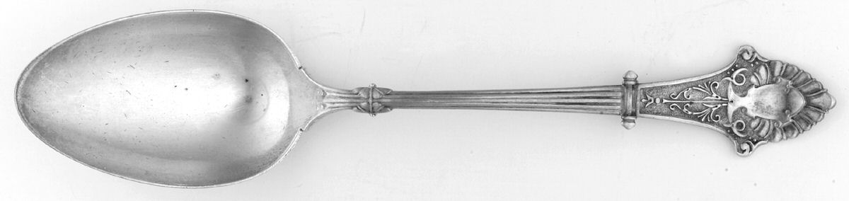 Louis XIV (Sterling, 1870) Tablespoon (Serving Spoon) by Gorham Silver-1