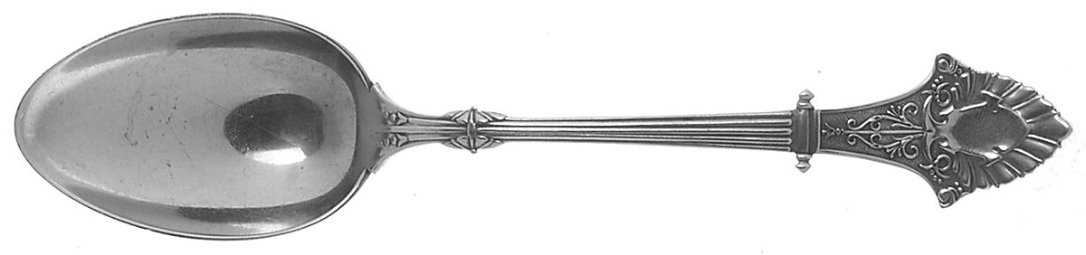 Louis XIV (Sterling, 1870) Dessert/Oval Soup Spoon by Gorham Silver-1