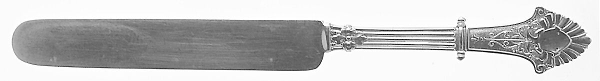 Louis XIV (Sterling, 1870) Solid Dessert/Tea Knife by Gorham Silver-1