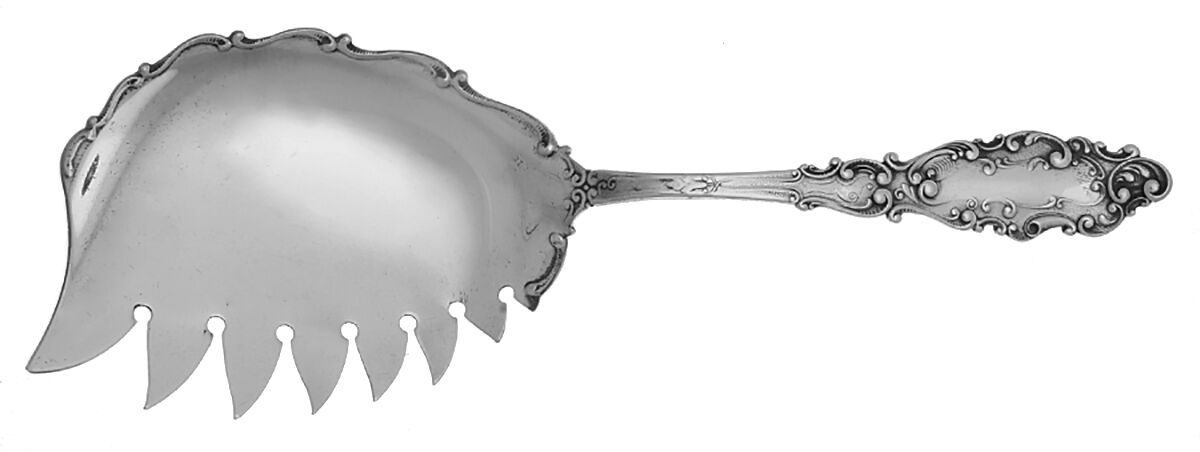 Luxembourg (Sterling, 1893) Solid Macaroni Server by Gorham Silver-1