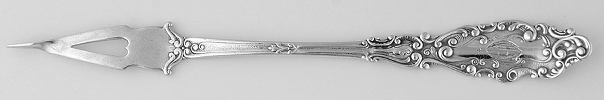 Luxembourg (Sterling, 1893) 1 Twisted Tine Butter Pick by Gorham Silver-1