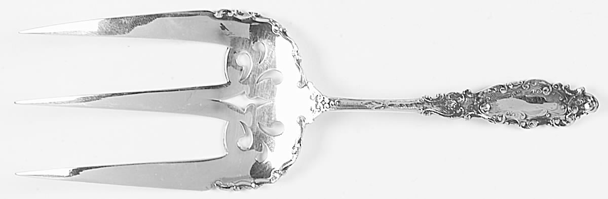 Luxembourg (Sterling, 1893) Solid Toast Serving Fork by Gorham Silver-1