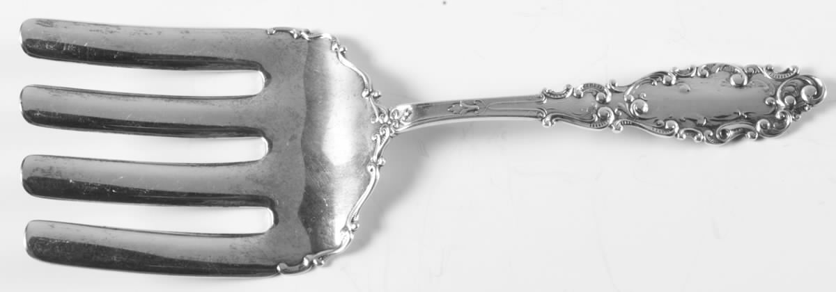 Luxembourg (Sterling, 1893) Large Solid Asparagus Serving Fork by Gorham Silver-1