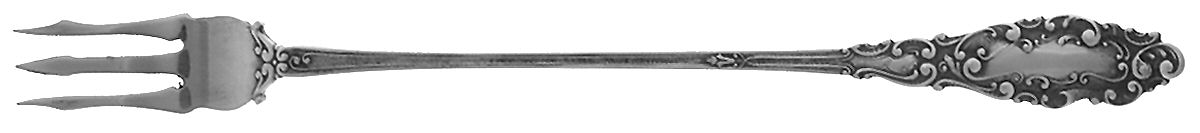 Luxembourg (Sterling, 1893) Long Handle Olive Fork by Gorham Silver-1