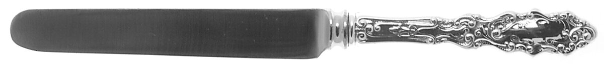 Luxembourg (Sterling, 1893) Blunt Hollow Handle Knife W/Bolster by Gorham Silver-1