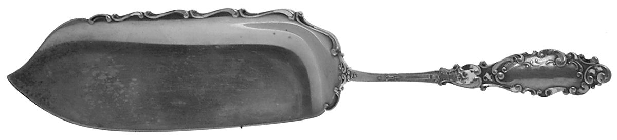 Luxembourg (Sterling, 1893) Small Solid Fish Serving Knife by Gorham Silver-1
