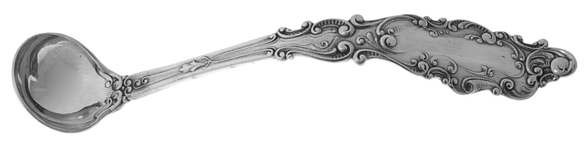 Luxembourg (Sterling, 1893) Mustard Spoon CM by Gorham Silver-1