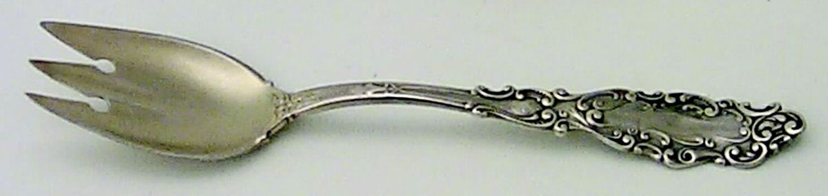 Luxembourg (Sterling, 1893) Ice Cream Fork by Gorham Silver-1