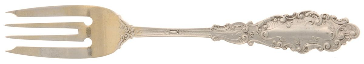 Luxembourg (Sterling, 1893) Small Individual Solid Fish/Salad Fork by Gorham Silver-1