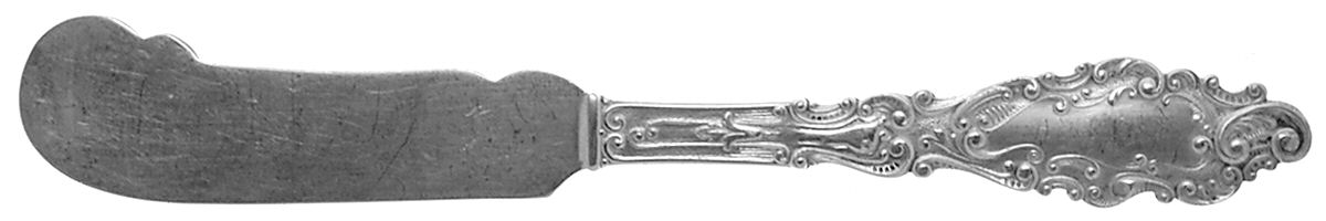 Luxembourg (Sterling, 1893) Large Flat Handle Butter Spreader by Gorham Silver-1