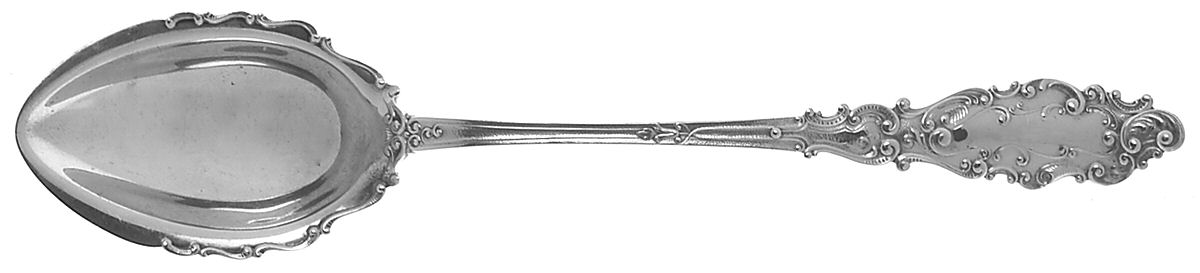 Luxembourg (Sterling, 1893) Gravy/Dressing Spoon with Button by Gorham Silver-1