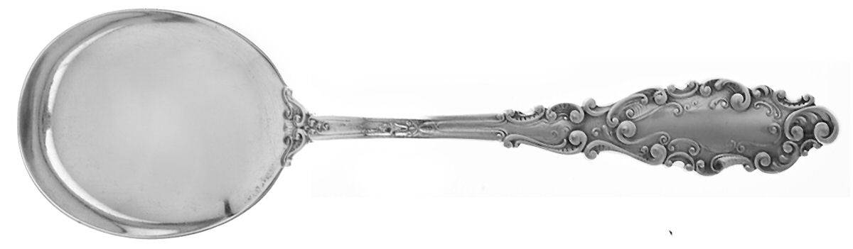 Luxembourg (Sterling, 1893) Round Bowl Soup Spoon (Gumbo) by Gorham Silver-1