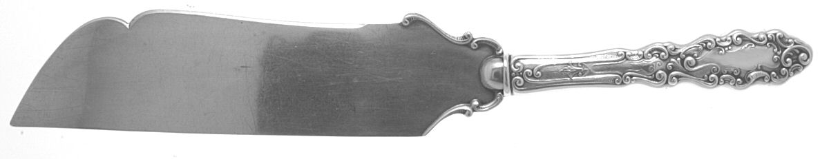 Luxembourg (Sterling, 1893) Large Hollow Handle Ice Cream Slicer Sterling Bld by Gorham Silver-1