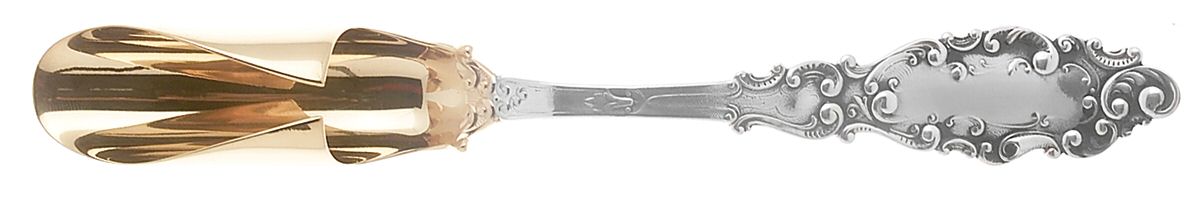 Luxembourg (Sterling, 1893) Solid Large Cheese Scoop by Gorham Silver-1
