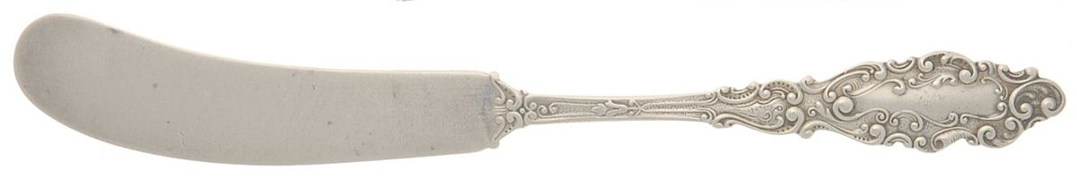 Luxembourg (Sterling, 1893) Flat Handle Paddle Butter Spreader by Gorham Silver-1