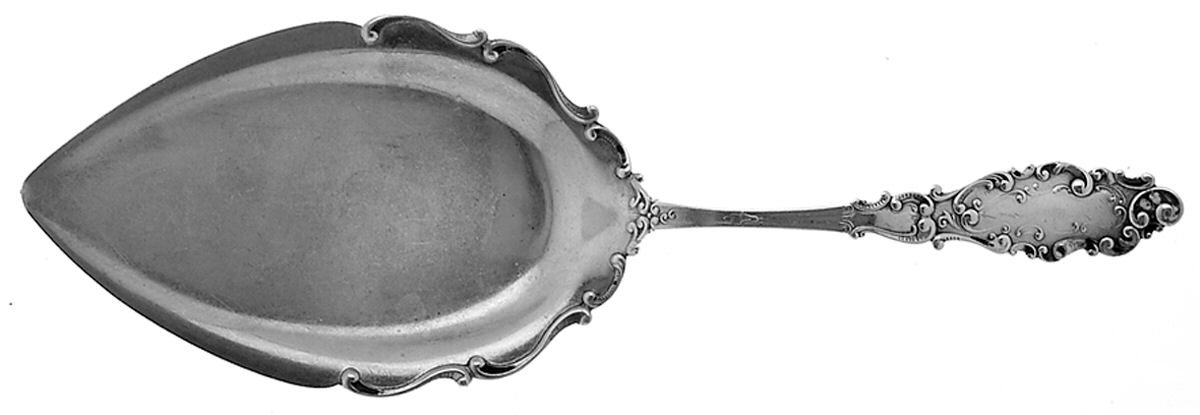 Luxembourg (Sterling, 1893) Large Solid Pie Knife by Gorham Silver-1