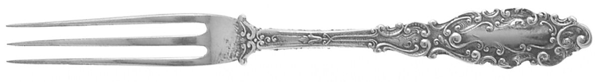 Luxembourg (Sterling, 1893) Strawberry Fork by Gorham Silver-1