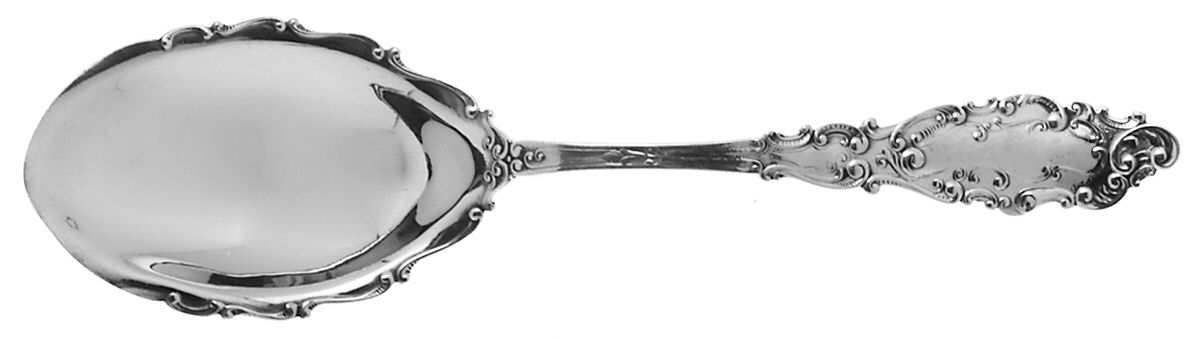 Luxembourg (Sterling, 1893) Solid Salad Serving Spoon by Gorham Silver-1
