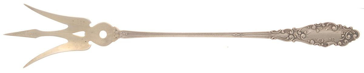 Luxembourg (Sterling, 1893) Large Lettuce Serving Fork by Gorham Silver-1