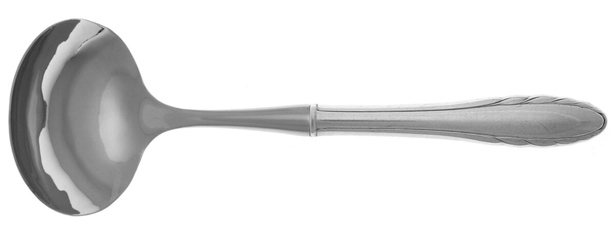 Lyric (Sterling, 1940, No Monos) Gravy Ladle with No Spout Stainless Bowl HC by Gorham Silver-1