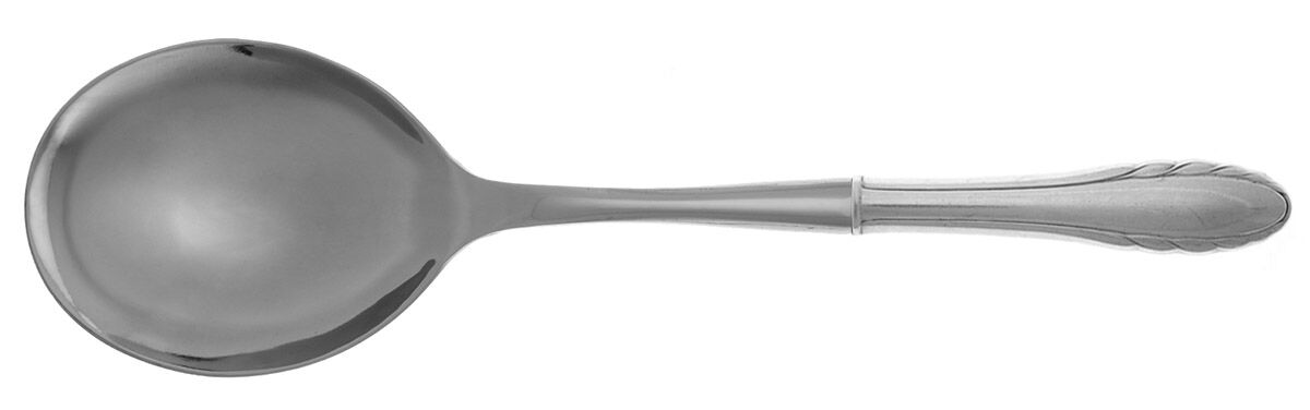 Lyric (Sterling, 1940, No Monos) Casserole Spoon with Smooth Stainless Bowl HC by Gorham Silver-1