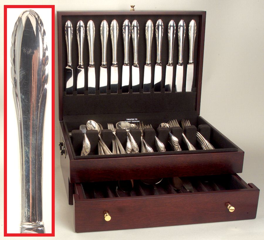 Lyric (Sterling, 1940, No Monos) 106 Piece Set by Gorham Silver-1