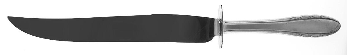 Lyric (Sterling, 1940, No Monos) Large Stainless Blade Roast Carving Knife by Gorham Silver-1